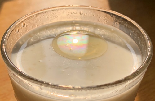 Uneven coconut beverage